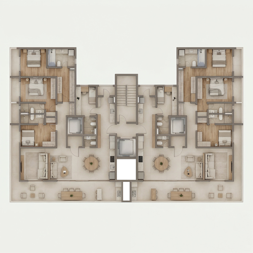 Planta 3 de Zenith Residence
