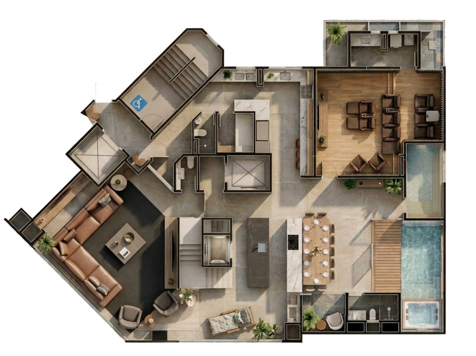 Planta 3 de Essence Residence