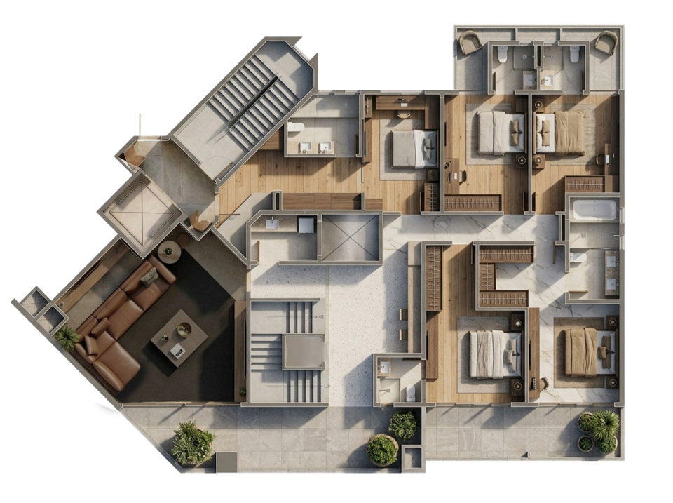 Planta 5 de Essence Residence