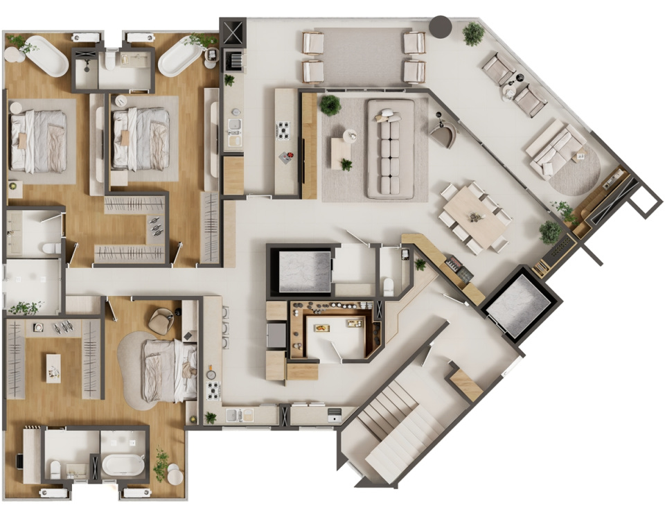 Planta 6 de Essence Residence