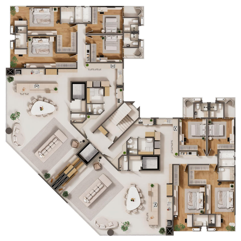 Planta 9 de Essence Residence