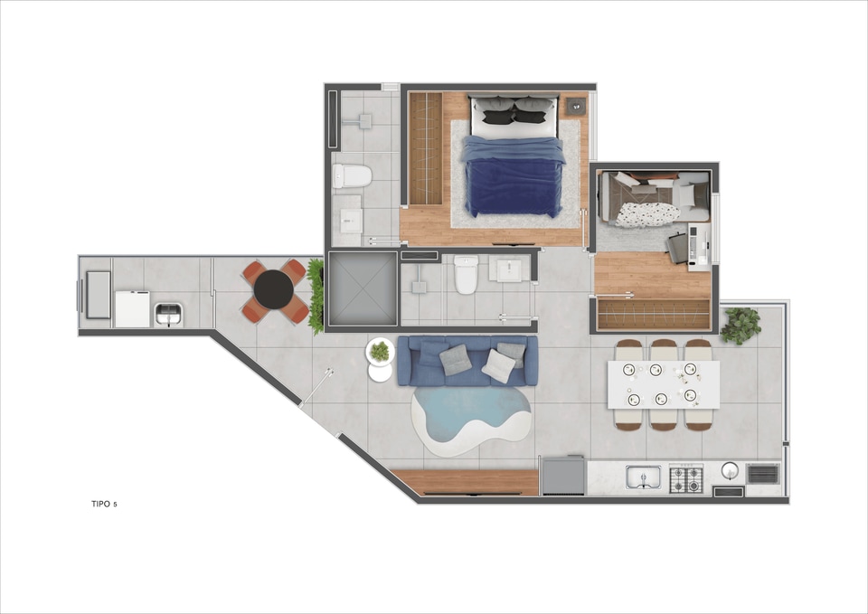 Planta 1 de Move Assunção