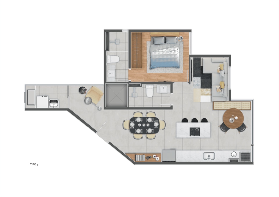 Planta 3 de Move Assunção