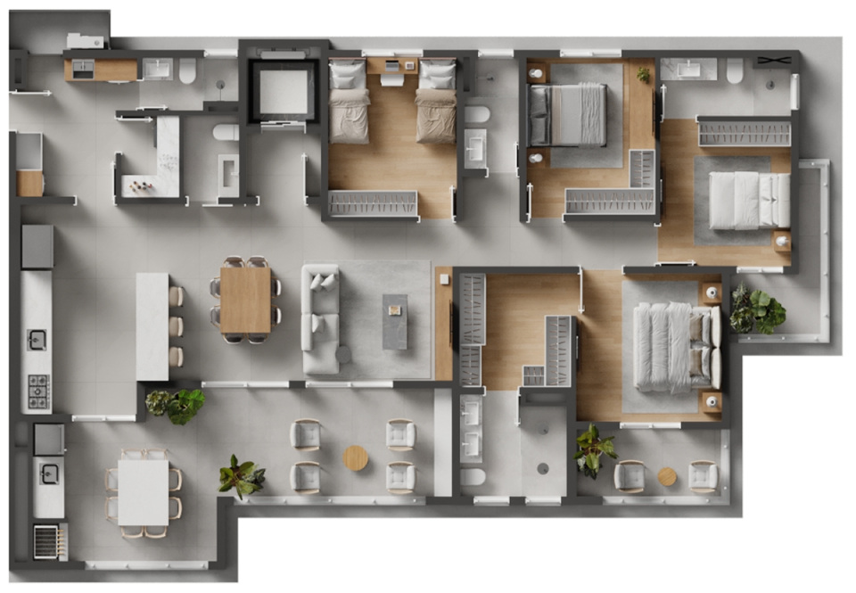 Planta 8 de Vista Park