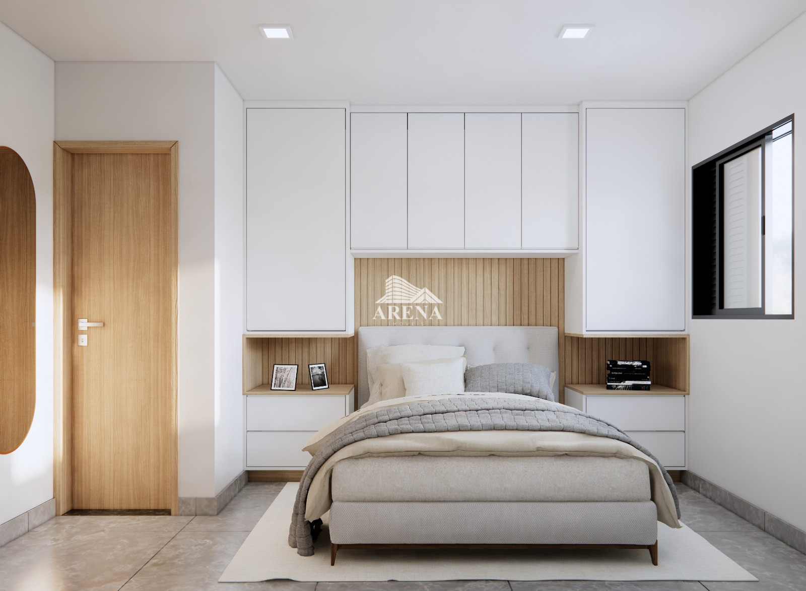 Apto garden com 2 dormitórios ( 1 suíte) no Bairro Jardim.