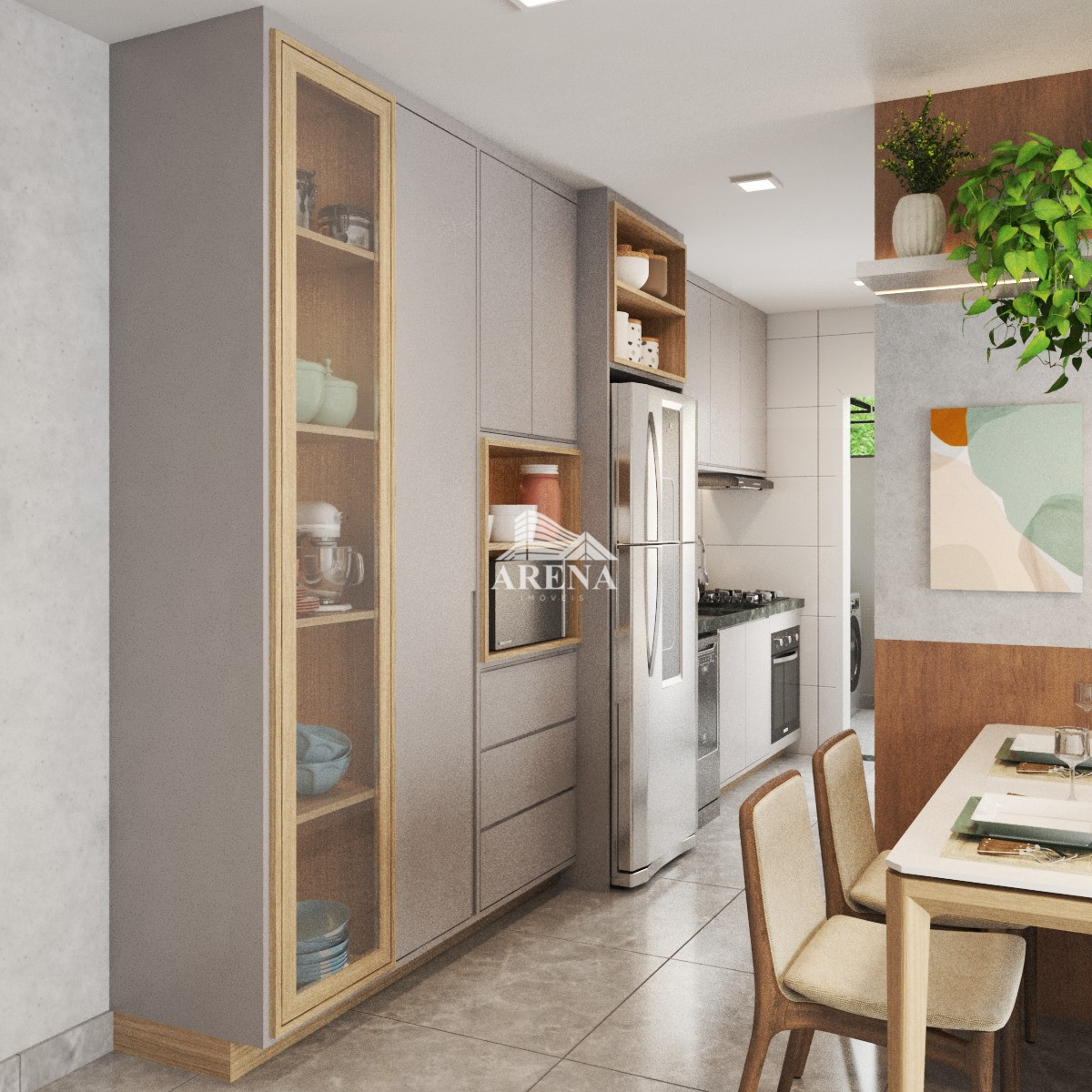 Apto garden com 2 dormitórios ( 1 suíte) no Bairro Jardim.