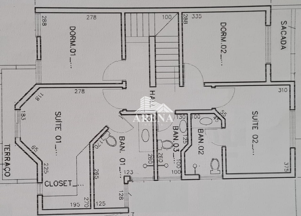 Sobrado cinematográfico  com 4 dormitórios ( 2 suíte: 1 com terraço, closet  e hidromassagem), sala 