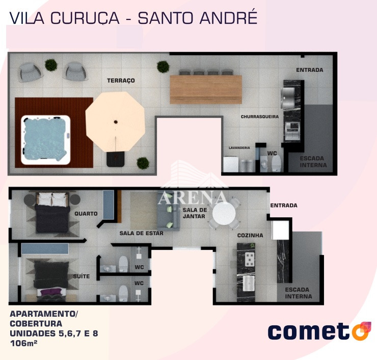 COBERTURA  SEM CONDOMINIO  VILA CURUÇÁ