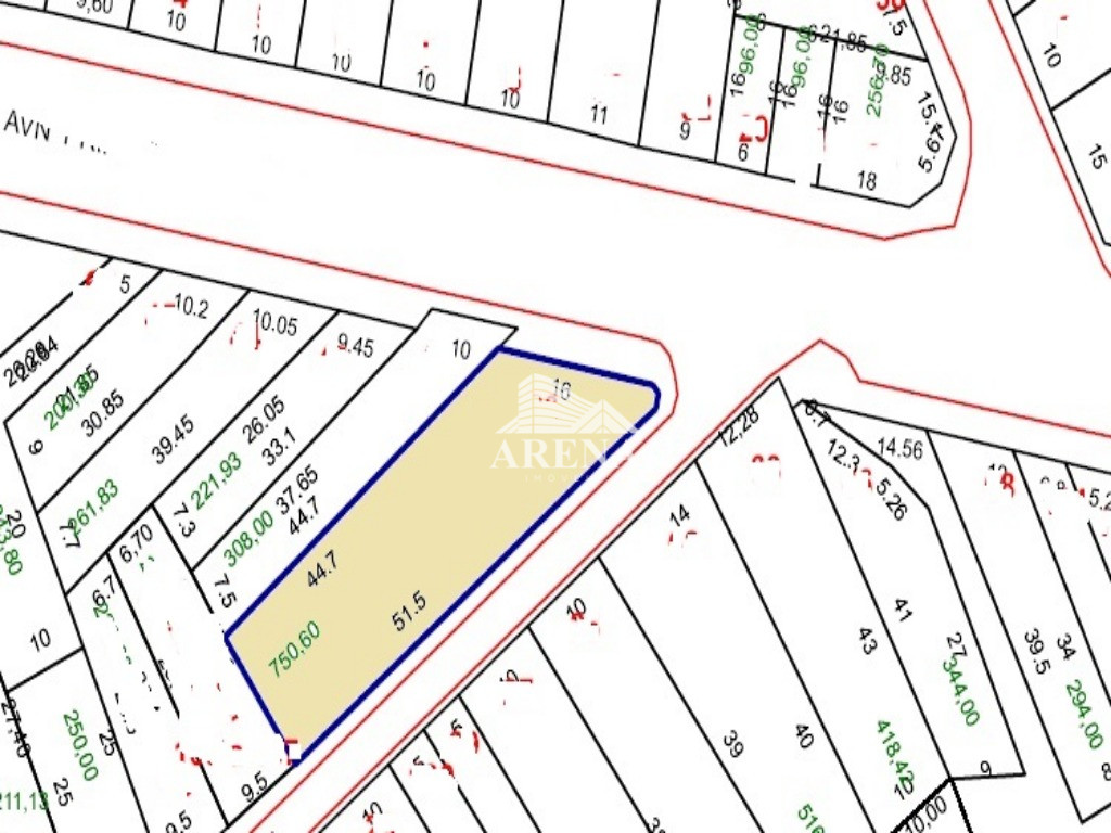 terreno de esquina com 750 m². Proximo a Fundação´ Santo Andre. Proximo ao centro de Santo André, Vi